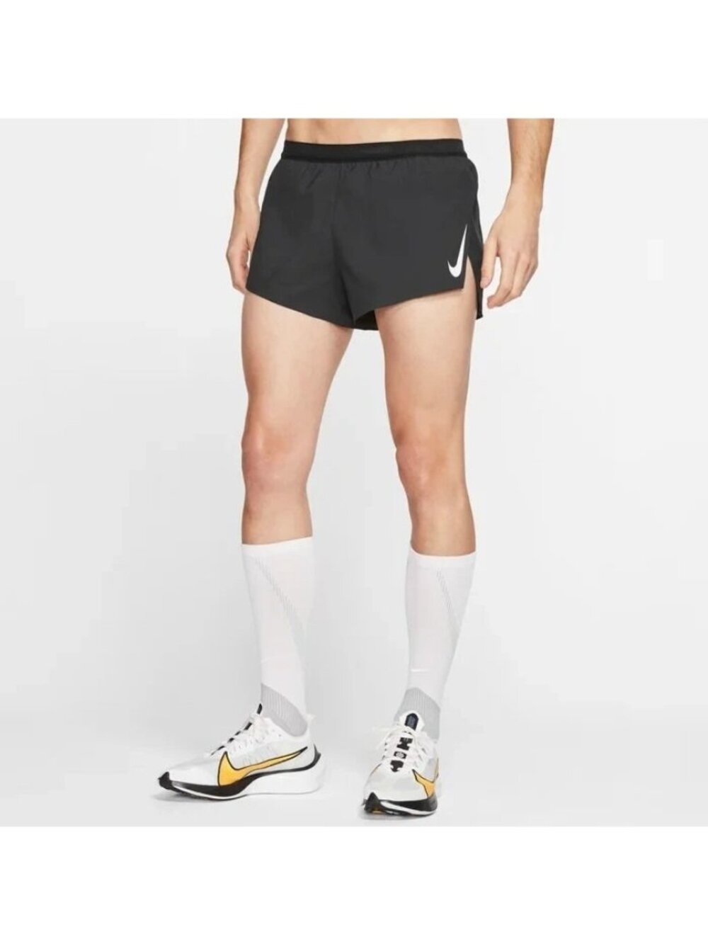 Nike Aeroswift Dri-Fit ADV 2" Racing Shorts Size Large Men Black CJ7837-010